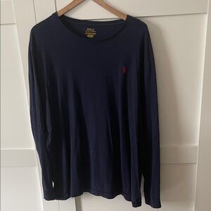 Polo by Ralph Lauren Men's Dark Blue Long Sleeve Tee